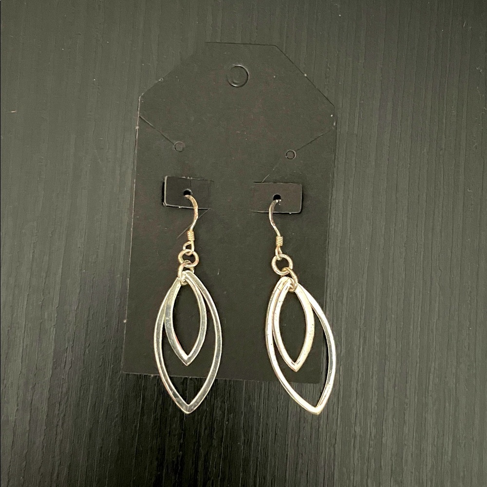 Elegant Silver Drop Earrings